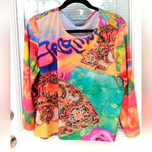 Sand Creek abstract blouse Large